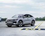 2022 Audi Q4 Sportback e-tron (Color: Florett Silver) Front Three-Quarter Wallpapers 150x120 (14)