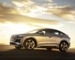 2022 Audi Q4 Sportback e-tron (Color: Florett Silver) Front Three-Quarter Wallpapers 150x120
