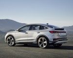 2022 Audi Q4 Sportback e-tron (Color: Florett Silver) Rear Three-Quarter Wallpapers  150x120