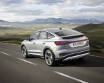 2022 Audi Q4 Sportback e-tron (Color: Florett Silver) Rear Three-Quarter Wallpapers 150x120