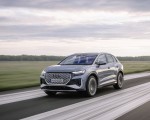 2022 Audi Q4 e-tron (Color: Geyser Blue) Front Three-Quarter Wallpapers 150x120 (3)