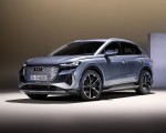2022 Audi Q4 e-tron (Color: Geyser Blue Metallic) Front Three-Quarter Wallpapers  150x120