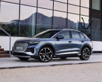 2022 Audi Q4 e-tron (Color: Geyser Blue Metallic) Front Three-Quarter Wallpapers  150x120