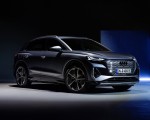 2022 Audi Q4 e-tron (Color: Geyser Blue Metallic) Front Three-Quarter Wallpapers 150x120
