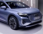 2022 Audi Q4 e-tron (Color: Geyser Blue Metallic) Front Wallpapers 150x120