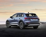 2022 Audi Q4 e-tron (Color: Geyser Blue Metallic) Rear Three-Quarter Wallpapers  150x120
