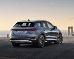 2022 Audi Q4 e-tron (Color: Geyser Blue Metallic) Rear Three-Quarter Wallpapers  150x120