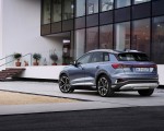 2022 Audi Q4 e-tron (Color: Geyser Blue Metallic) Rear Three-Quarter Wallpapers 150x120