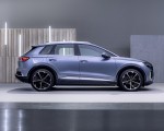 2022 Audi Q4 e-tron (Color: Geyser Blue Metallic) Side Wallpapers 150x120