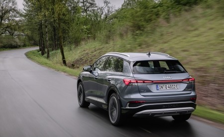 2022 Audi Q4 e-tron (Color: Geyser Blue) Rear Wallpapers 450x275 (11)