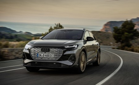 2022 Audi Q4 e-tron (Color: Typhoon Gray) Front Wallpapers  450x275 (116)