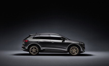 2022 Audi Q4 e-tron (Color: Typhoon Gray) Side Wallpapers 450x275 (146)