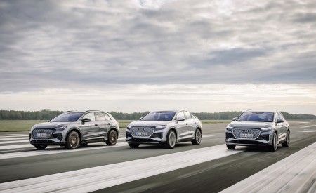 2022 Audi Q4 e-tron Front Three-Quarter Wallpapers 450x275 (52)