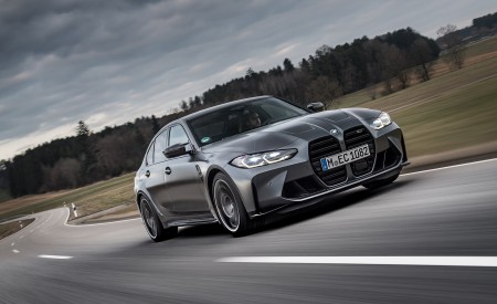 2022 BMW M3 Competition xDrive Front Three-Quarter Wallpapers 450x275 (6)