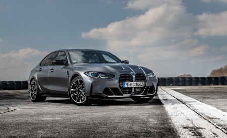 2022 BMW M3 Competition xDrive Front Three-Quarter Wallpapers 450x275 (28)