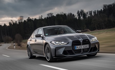 2022 BMW M3 Competition xDrive Front Three-Quarter Wallpapers 450x275 (2)