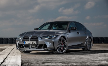 2022 BMW M3 Competition xDrive Front Three-Quarter Wallpapers 450x275 (31)