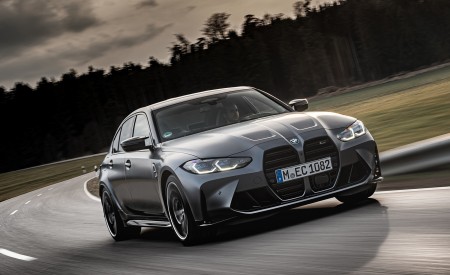 2022 BMW M3 Competition xDrive Front Three-Quarter Wallpapers 450x275 (4)