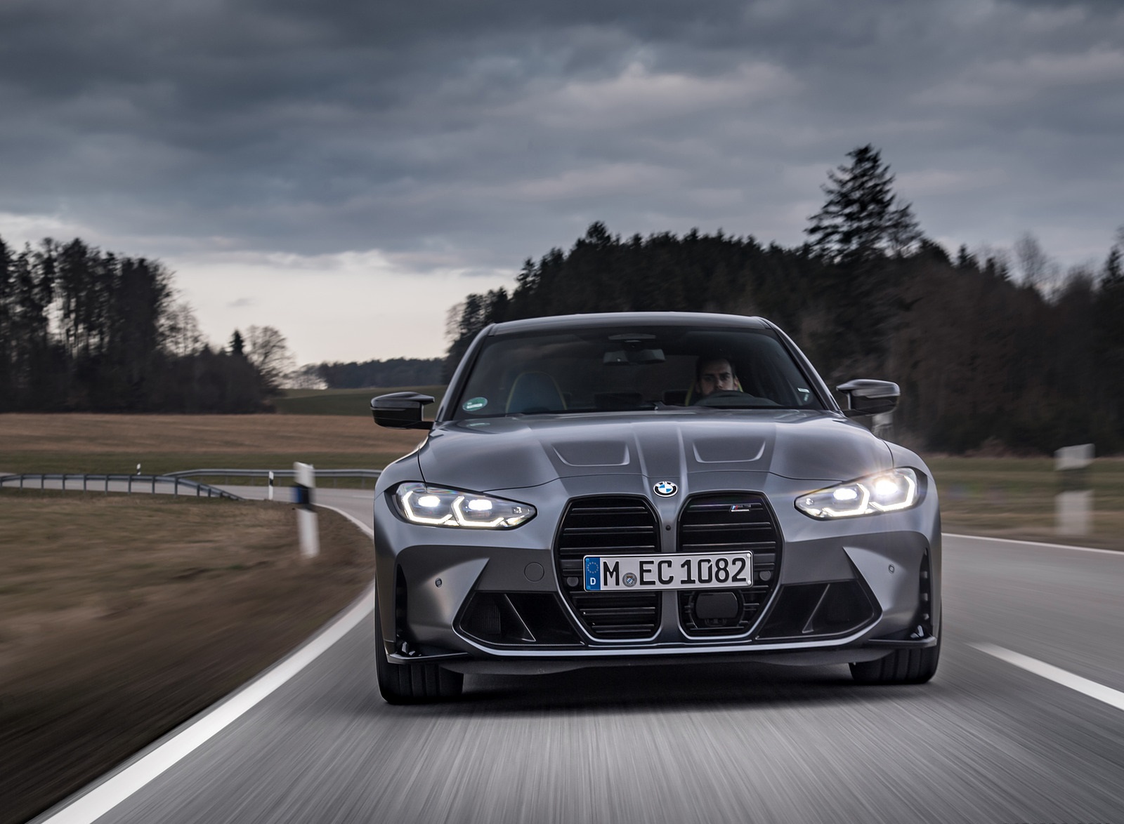 2022 BMW M3 Competition xDrive Front Wallpapers (11)