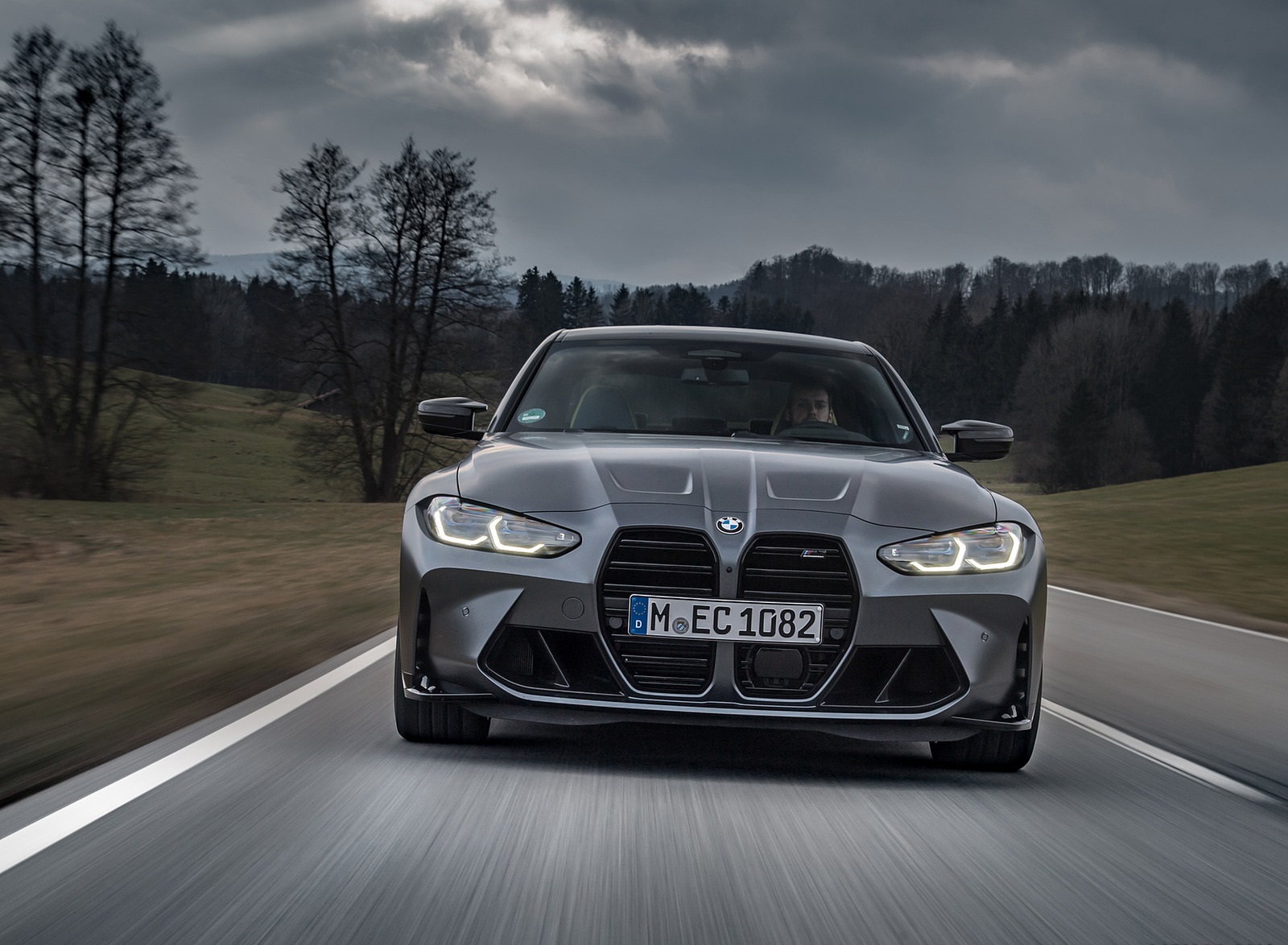 2022 BMW M3 Competition xDrive Front Wallpapers (12)