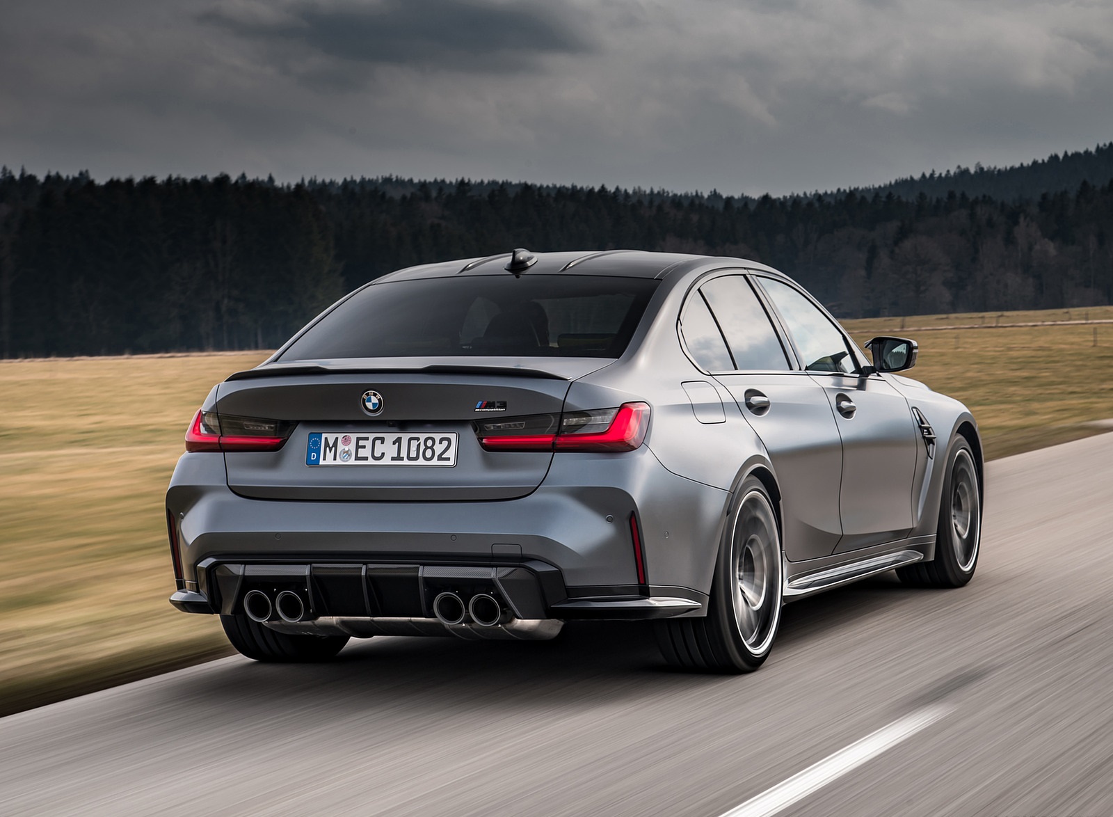 2022 BMW M3 Competition xDrive Rear Three-Quarter Wallpapers (14)