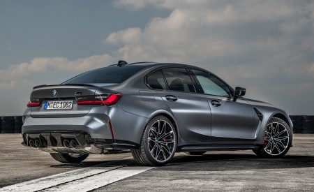 2022 BMW M3 Competition xDrive Rear Three-Quarter Wallpapers 450x275 (35)