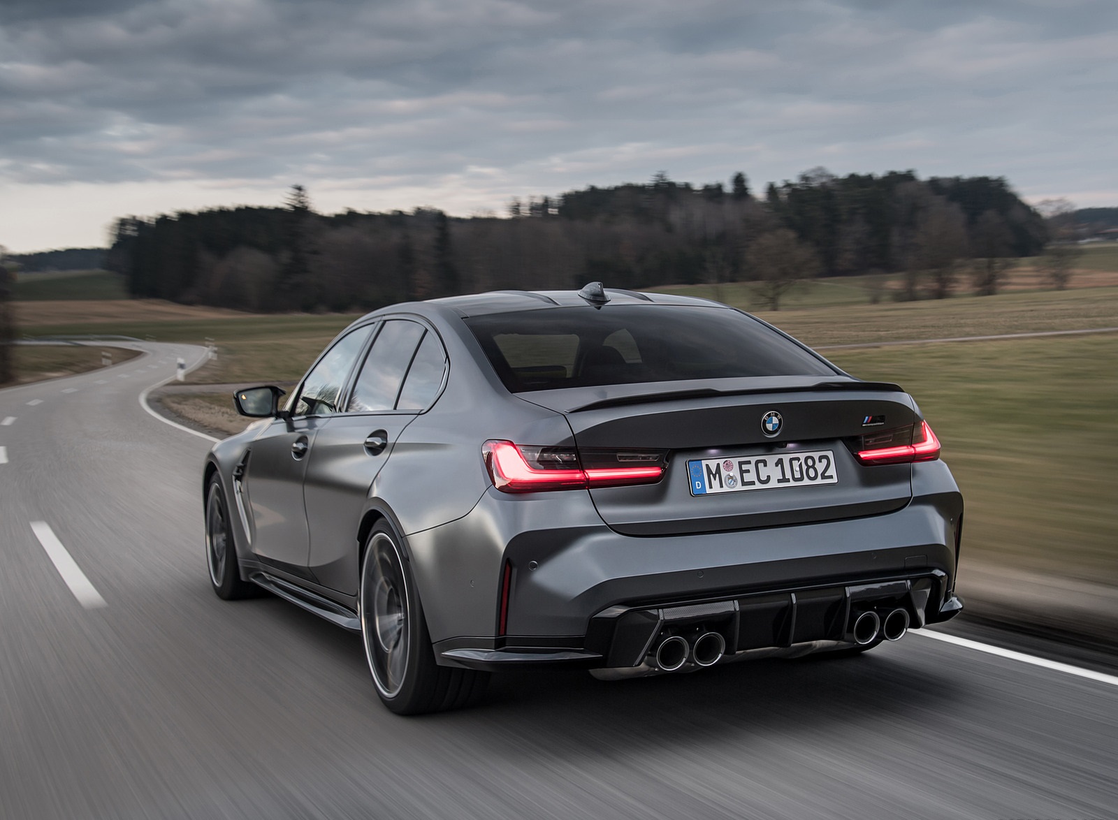 2022 BMW M3 Competition xDrive Rear Three-Quarter Wallpapers (15)