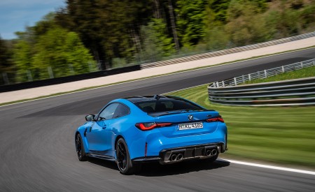2022 BMW M4 Competition M xDrive Rear Three-Quarter Wallpapers 450x275 (11)
