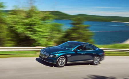 2022 Genesis Electrified G80 Front Three-Quarter Wallpapers 450x275 (18)