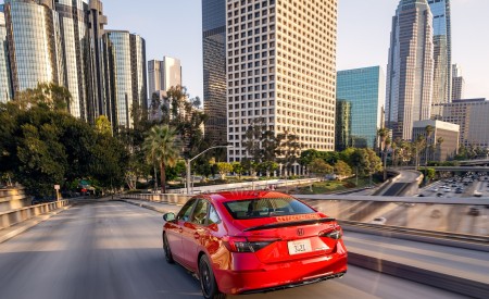 2022 Honda Civic Sedan Sport with HPD Package Rear Wallpapers 450x275 (2)