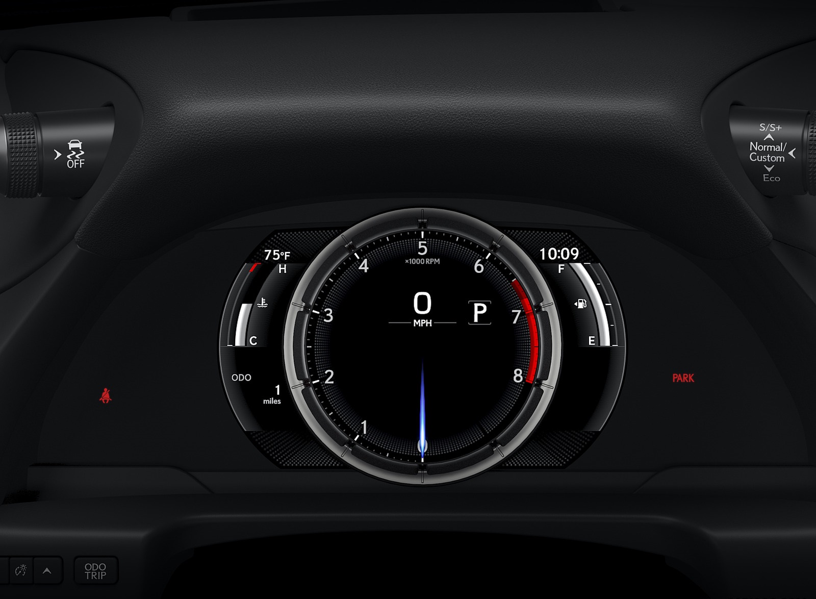 2022 Lexus ES Digital Instrument Cluster Wallpapers #39 of 50
