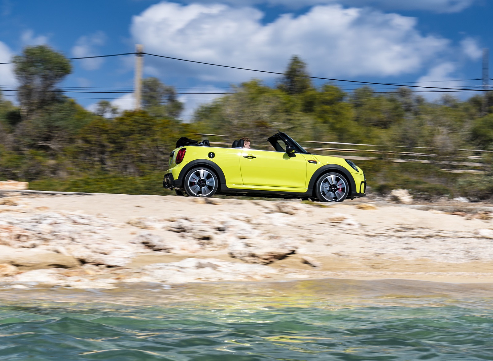 2022 MINI John Cooper Works Cabrio Side Wallpapers (15)