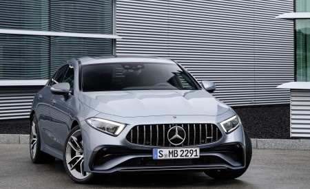 2022 Mercedes-AMG CLS 53 4MATIC+ (Color: Azur Light Blue) Front Wallpapers 450x275 (23)