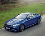 2022 Mercedes-Benz CLS AMG Line (Color: Spectral Blue Metallic) Front Three-Quarter Wallpapers 150x120 (7)