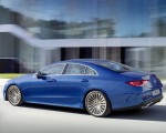 2022 Mercedes-Benz CLS AMG Line (Color: Spectral Blue Metallic) Rear Three-Quarter Wallpapers 150x120 (3)