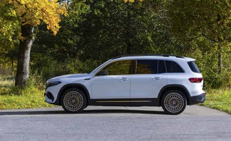 2022 Mercedes-Benz EQB 300 4MATIC (Color: Digital White) Side Wallpapers 450x275 (83)