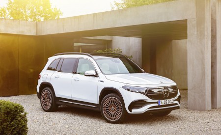 2022 Mercedes-Benz EQB Edition 1 (Color: Digital White) Front Three-Quarter Wallpapers 450x275 (149)