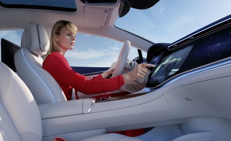 2022 Mercedes-Benz EQS 450+ Interior Cockpit Wallpapers 450x275 (83)