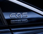 2022 Mercedes-Benz EQS 580 4MATIC AMG-Line Edition 1 (Color: High-Tech Silver Obsidian Black) Badge Wallpapers 150x120