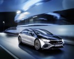 2022 Mercedes-Benz EQS 580 4MATIC AMG-Line Edition 1 (Color: High-Tech Silver Obsidian Black) Front Three-Quarter Wallpapers 150x120