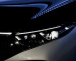 2022 Mercedes-Benz EQS 580 4MATIC AMG-Line Edition 1 (Color: High-Tech Silver Obsidian Black) Headlight Wallpapers 150x120