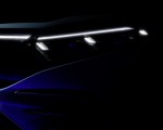 2022 Mercedes-Benz EQS 580 4MATIC AMG-Line Edition 1 (Color: High-Tech Silver Obsidian Black) Headlight Wallpapers 150x120