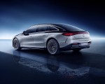 2022 Mercedes-Benz EQS 580 4MATIC AMG-Line Edition 1 (Color: High-Tech Silver Obsidian Black) Rear Three-Quarter Wallpapers 150x120