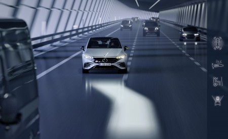 2022 Mercedes-Benz EQS Active Lane Change Assist Wallpapers 450x275 (104)