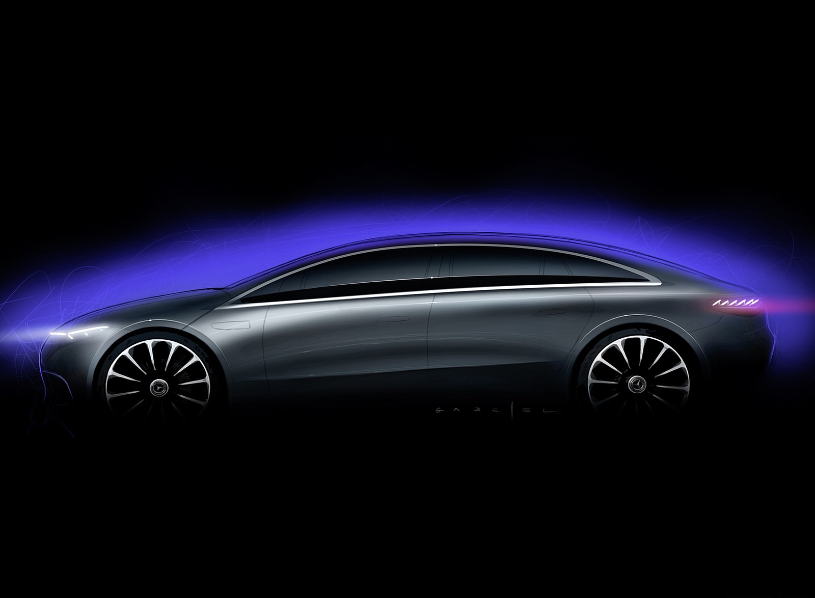 2022 Mercedes-Benz EQS Design Sketch Wallpapers #134 of 142
