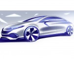 2022 Mercedes-Benz EQS Design Sketch Wallpapers 150x120
