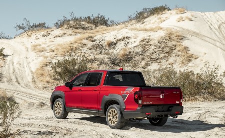 2021 Honda Ridgeline Sport with HPD Package Rear Three-Quarter Wallpapers  450x275 (21)