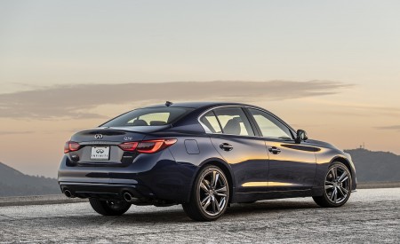 2021 Infiniti Q50 Signature Edition Rear Three-Quarter Wallpapers 450x275 (2)