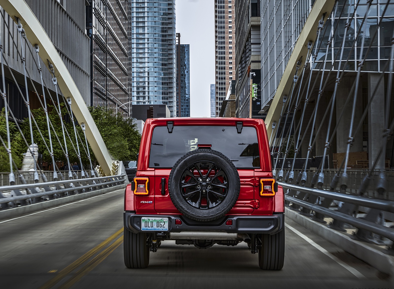 2021 Jeep Wrangler Sahara 4xe Rear Wallpapers (5)