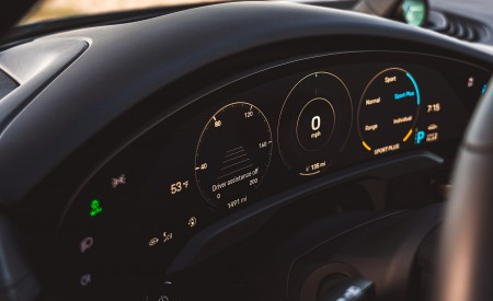 2022 Porsche Taycan Turbo Cross Turismo (Color: Gentian Blue) Digital Instrument Cluster Wallpapers 450x275 (83)